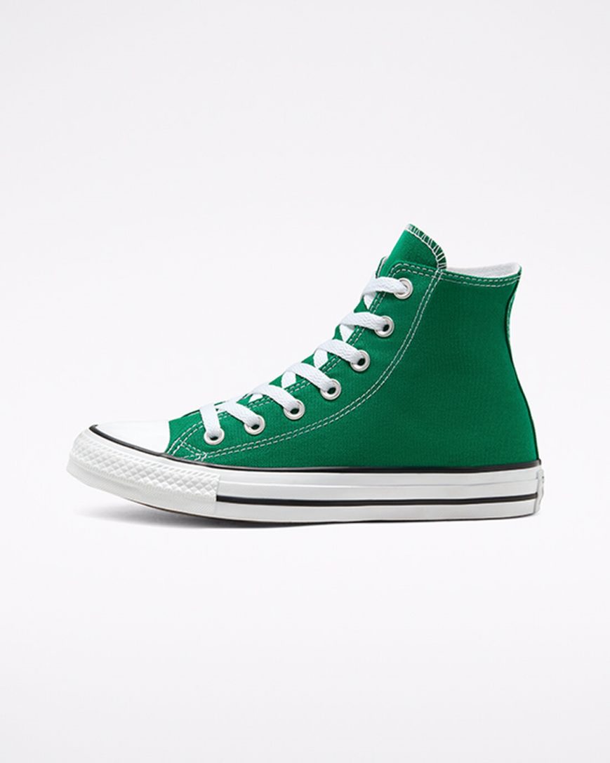 Tenisky Vysoke Converse Chuck Taylor All Star Klasické Damske Zelene Biele | SK KBWZ56